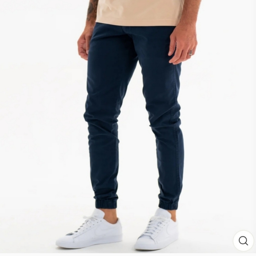 TIMBERLAND STRETCH RELAXED FIT TAPERED SOFTSHELL BLUE JOGGER NWT SIZE 38